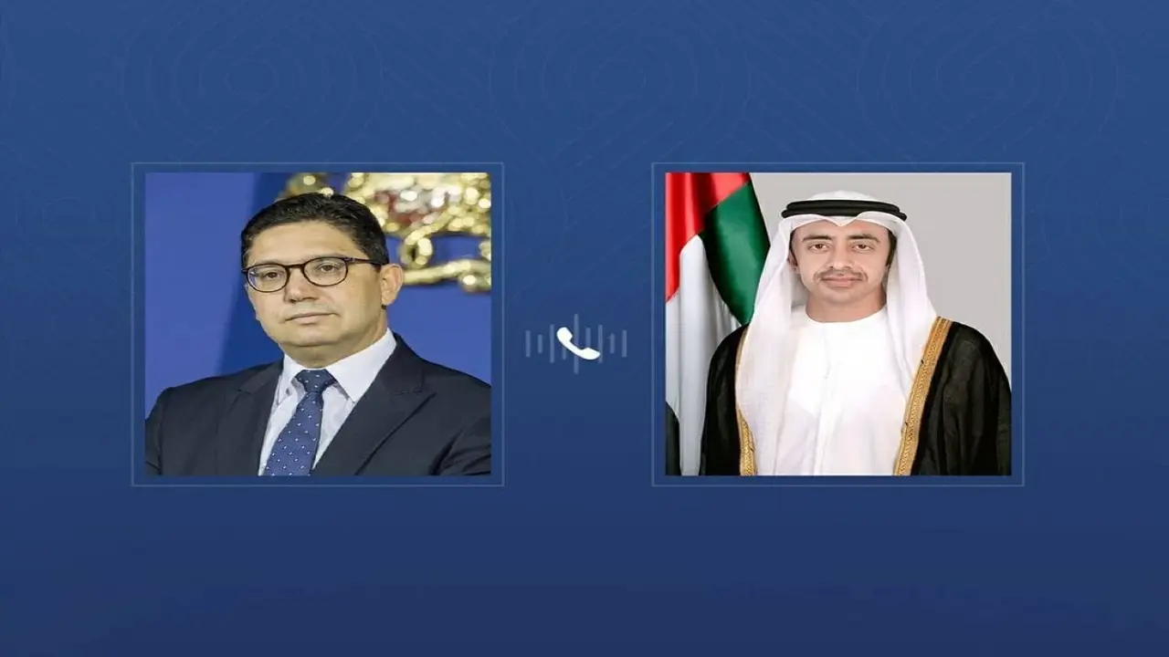 عبدالله بن زايد يتناول التطورات الإقليمية مع وزير خارجية المغرب